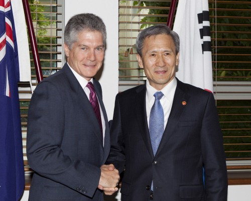 Bộ trưởng Quốc phòng hai nước Hàn Quốc và Australia hội đàm